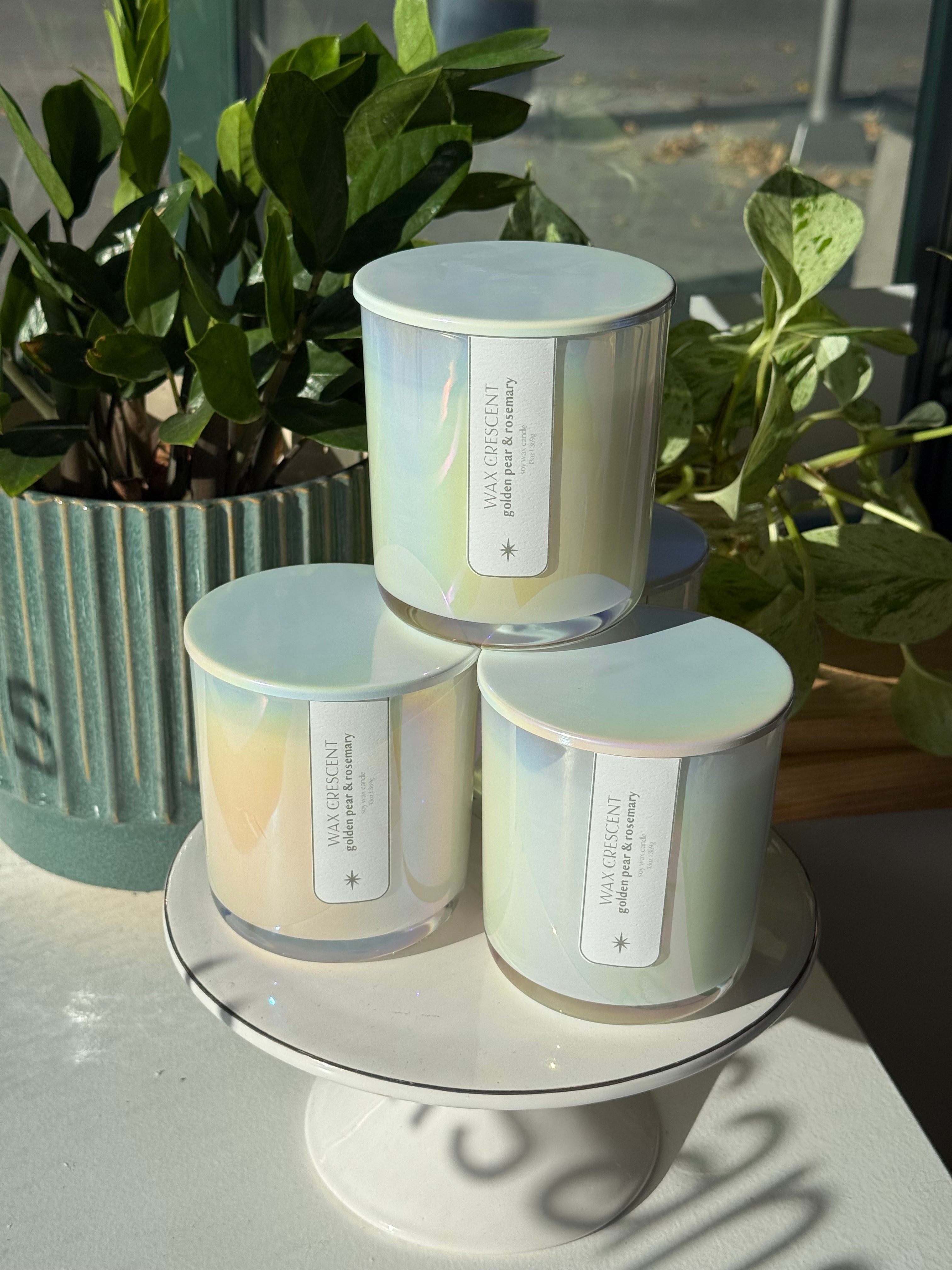 Golden Pear & Rosemary in the Nova Vessel — The Ultimate Fall Candle for Cozy, Luxurious Mornings