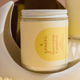 Gemini Zodiac Candle Blood Orange & Grapefruit