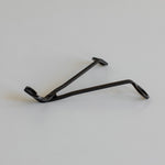 Matte Black Candle Wick Trimmer on White Background – Engraved with Wax Crescent Logo