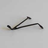 Matte Black Candle Wick Trimmer on White Background – Engraved with Wax Crescent Logo