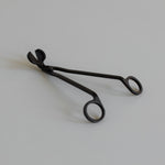 Matte Black Candle Wick Trimmer with Wax Crescent Logo – Essential Candle Care Tool