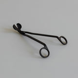 Matte Black Candle Wick Trimmer with Wax Crescent Logo – Essential Candle Care Tool