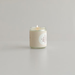 soy wax Libra zodiac candle for astrology sign in glass jar