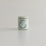 scorpio astrology candle on jar label
