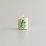 soy wax astrology taurus candle in jar with zodiac symbol of taurus