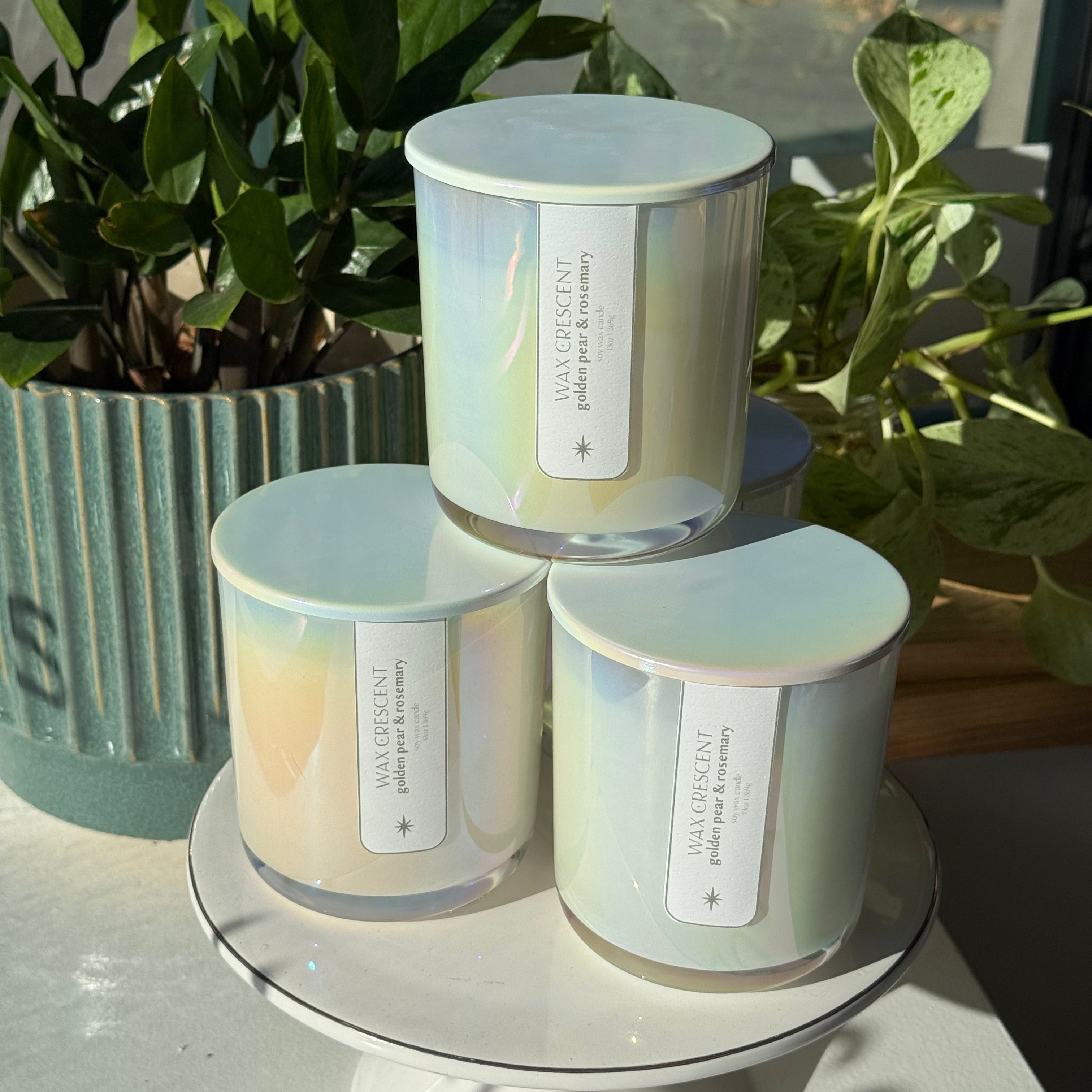 Golden Pear & Rosemary in the Nova Vessel — The Ultimate Fall Candle for Cozy, Luxurious Mornings