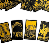 Black Gold Tarot Deck | Classic Tarot Design and Gold Foil