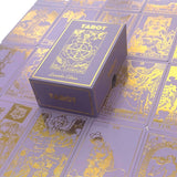 Lavender Gold Foil Tarot & Guide | Classic Tarot Design