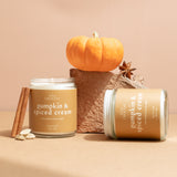 Pumpkin & Spiced Cream Candle