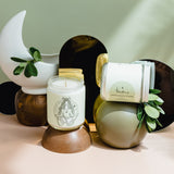 Taurus Zodiac Candle White Peony & Jade