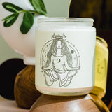 Taurus Zodiac Candle White Peony & Jade