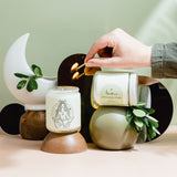 Taurus Zodiac Candle White Peony & Jade