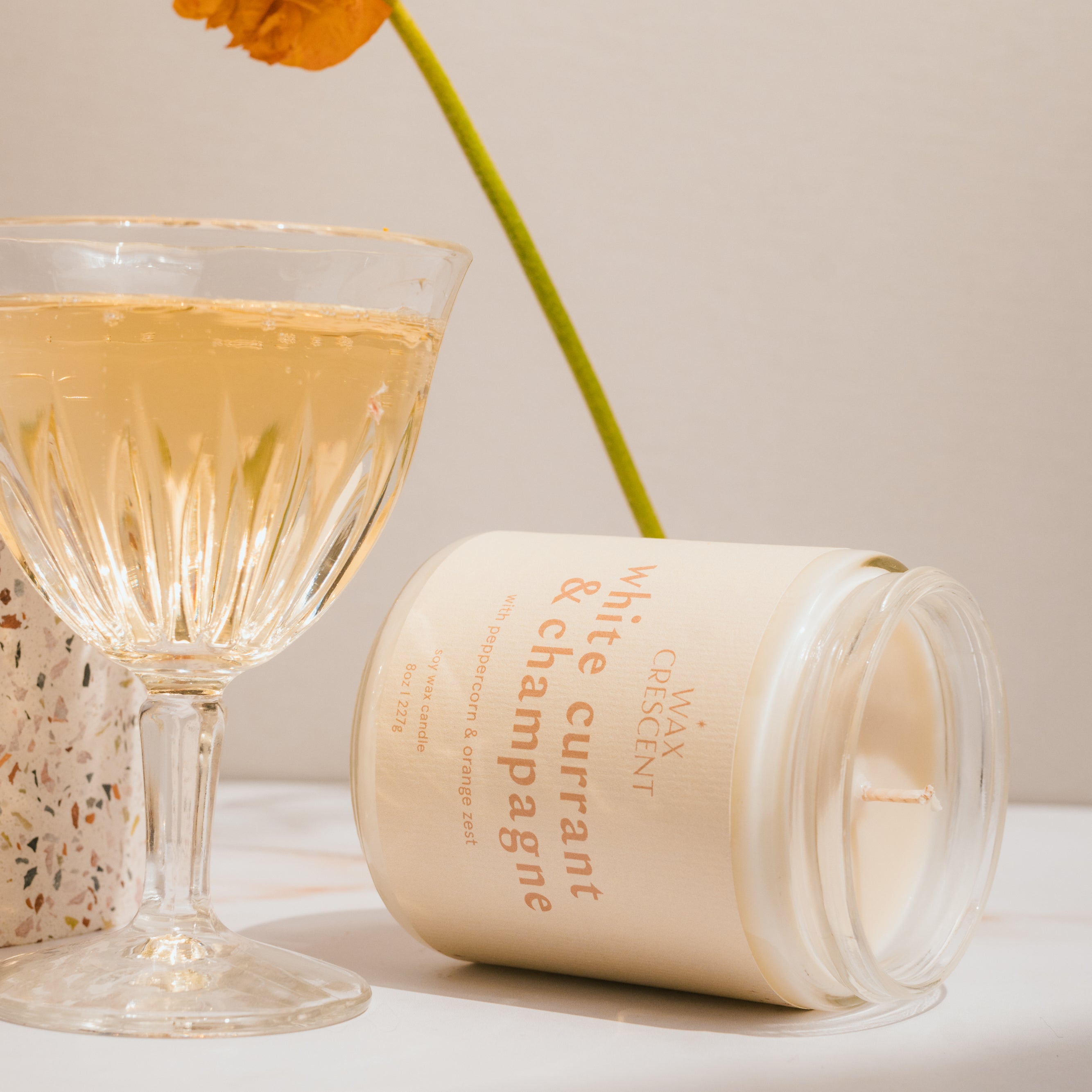 White Currant & Champagne Candle