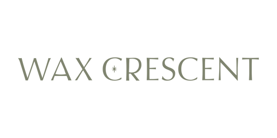 wax crescent soy wax candles logo