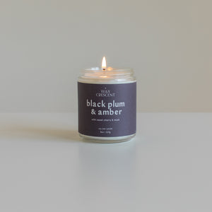 Wax Crescent soy wax candle made with luxury ingredients 